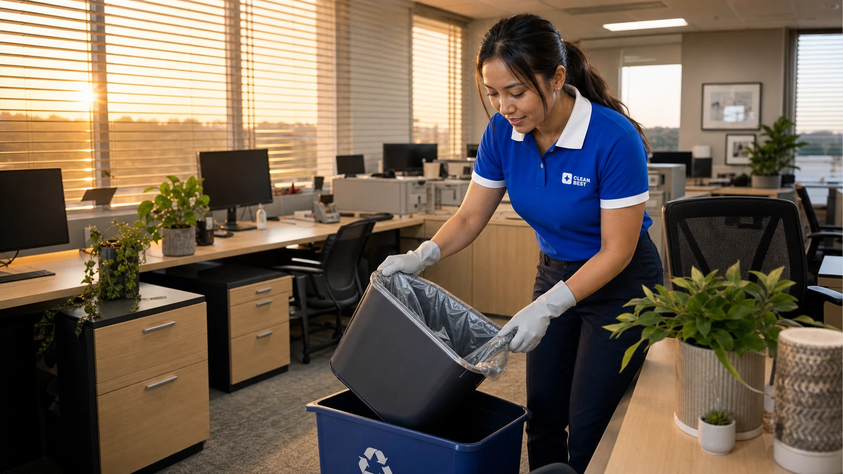 Clean Best supervisor checking office presentation quality in Norwest NSW